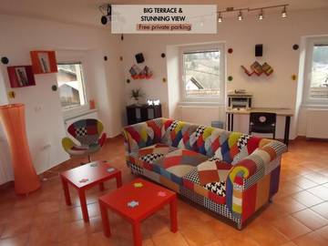 Gîte pour 4 personnes, avec vue et balcon à Velike Lašče