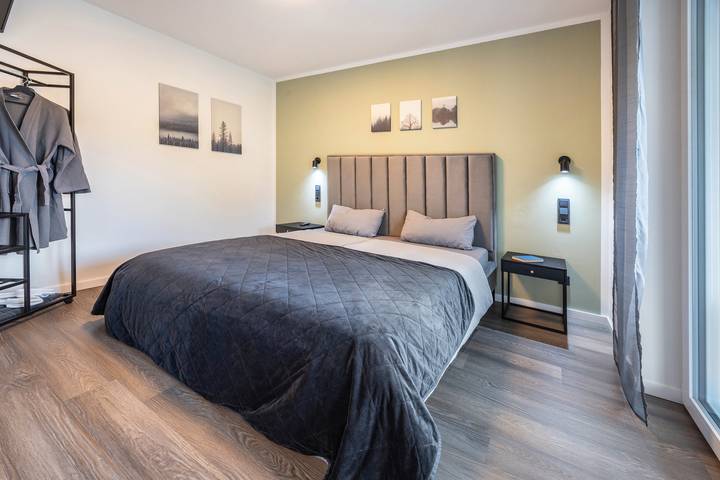 Ferienwohnung für 2 Personen, mit Balkon und Whirlpool sowie Sauna in Deutschland