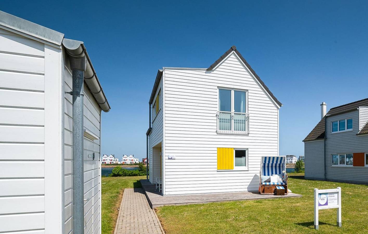 Apartment mit Meerblick, Terrasse, TV und Parkplatz 400 m vom Strand entfernt in Olpenitz, Kappeln