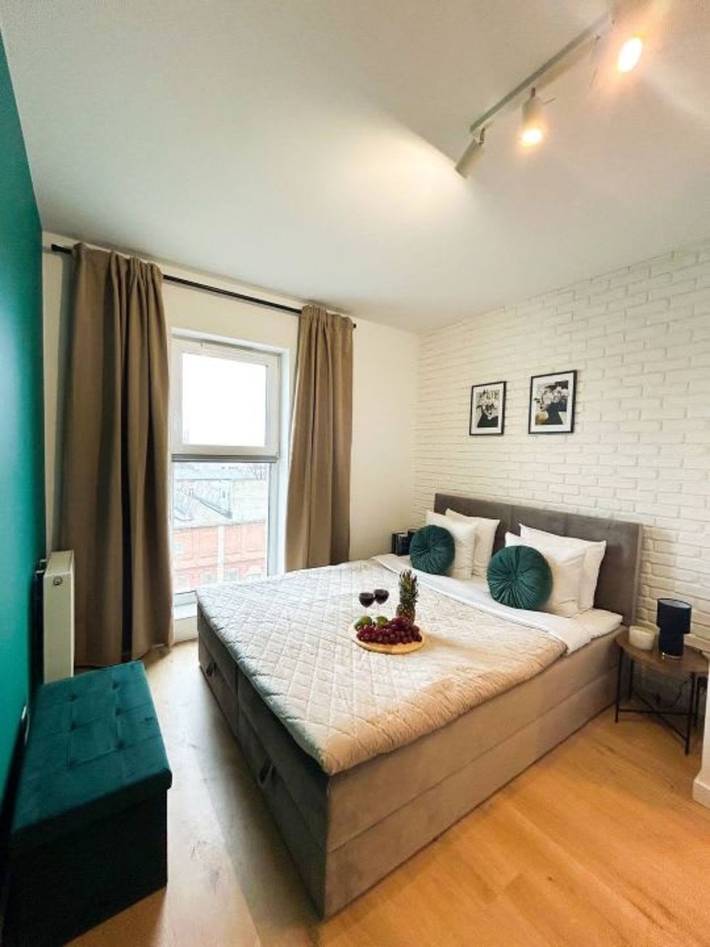 Apartament wakacyjny dla 6 osób, z balkon/ taras, zwierzęta dozwolone w Łódź