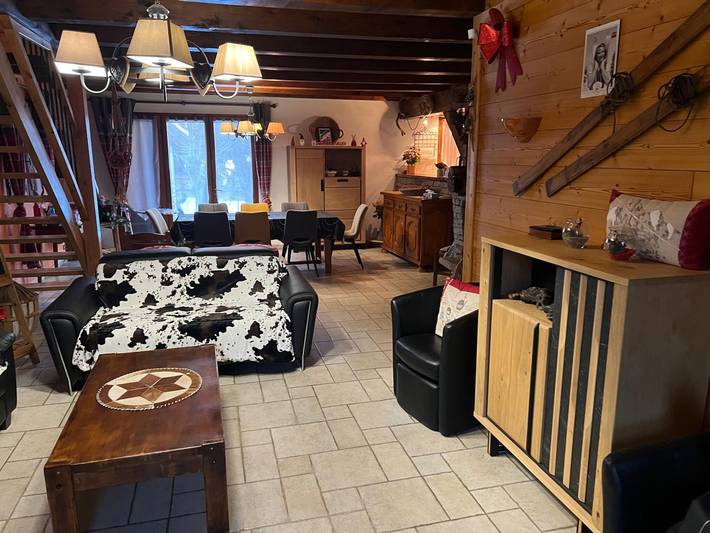 Chalet amplio 8 pers, 3 hab, chimenea, Wi-Fi, BBQ in Le Monêtier-les-Bains, Serre Chevalier