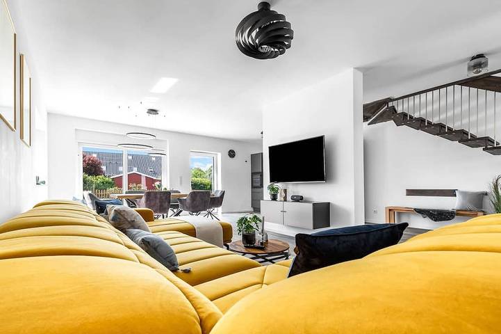 Ferienhaus für 5 Personen, mit Garten und Terrasse sowie Sauna