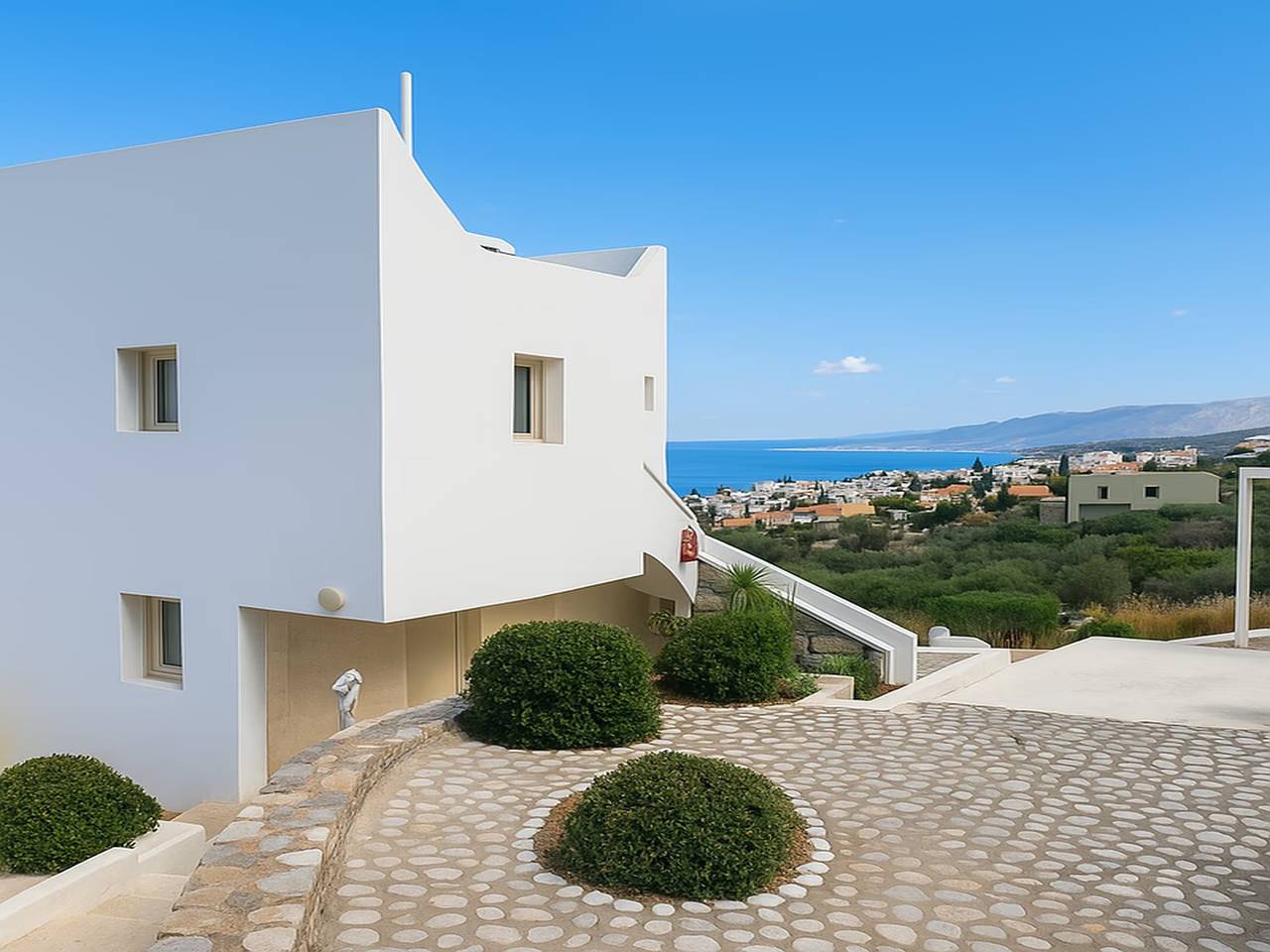 Ganze Wohnung, Private Villa mit voller Aussicht für bis zu 10 Urlauber in Koutouloufari, Iraklio-Heraklion und Umgebung