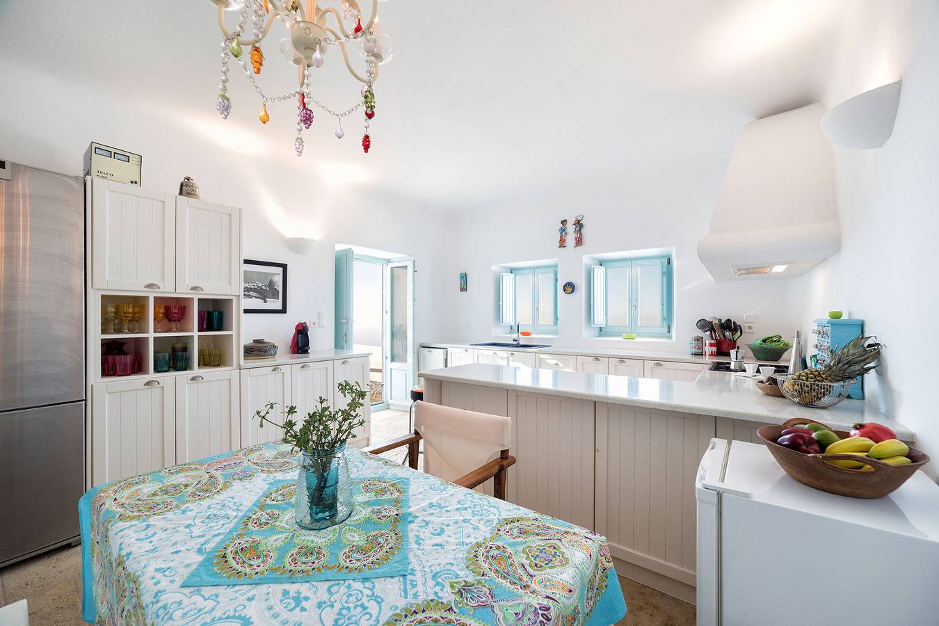 Villa per 8 persone con giardino in Santorini