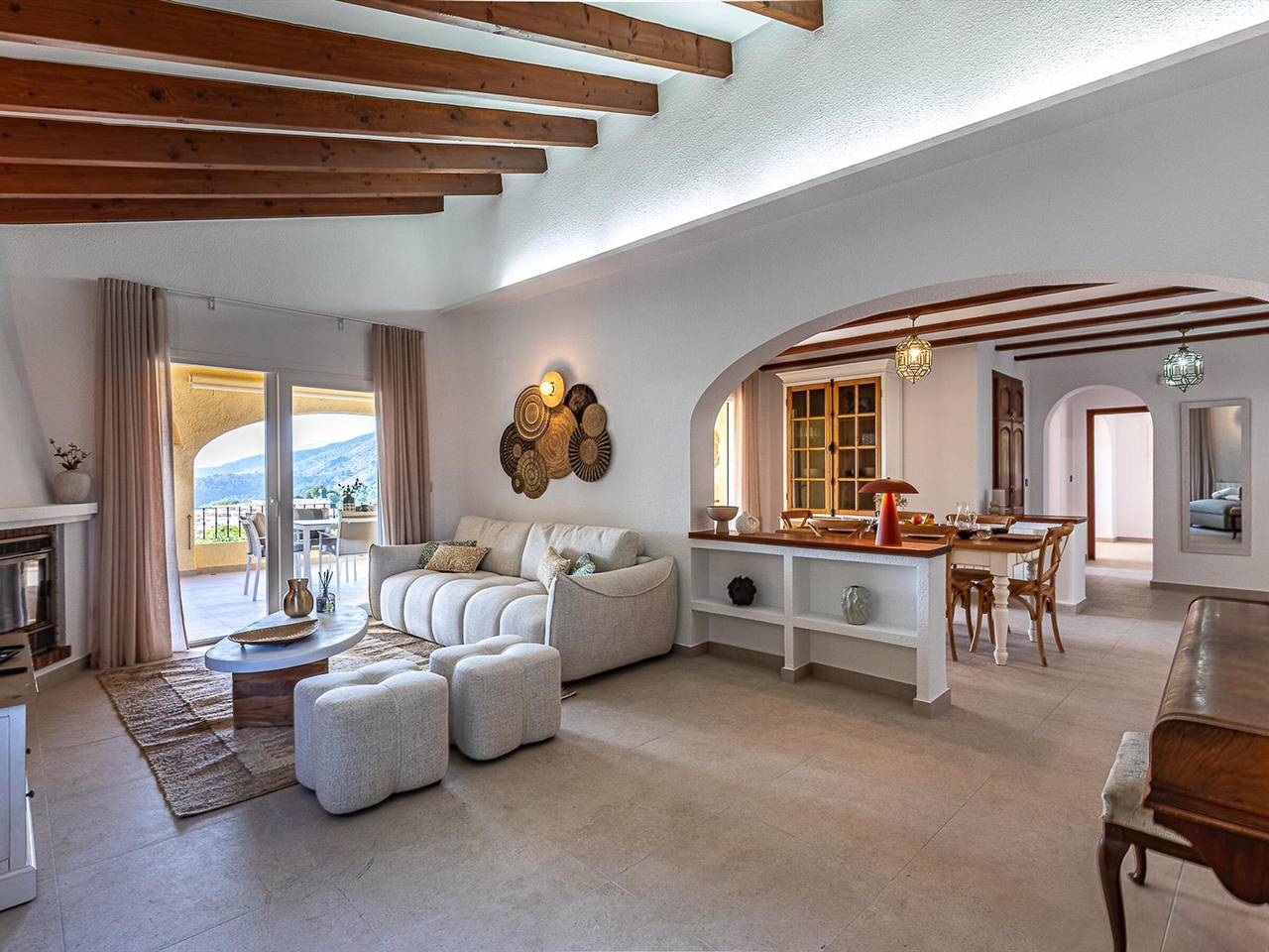 Villa mit Bergblick, Pool - 6 Pers. in Altea La Vella, Altea