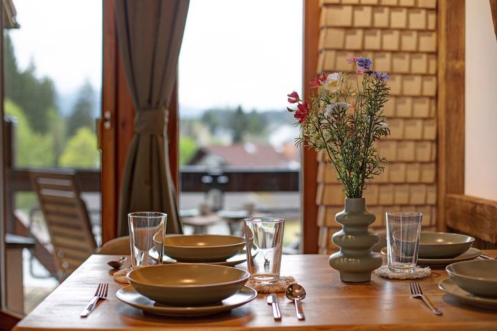 Ganze Wohnung, Ferienwohnung 'Am Bärenhof' mit Bergblick, Sauna, Balkon und Wi-Fi in Titisee (Titisee-Neustadt), Titisee-Neustadt