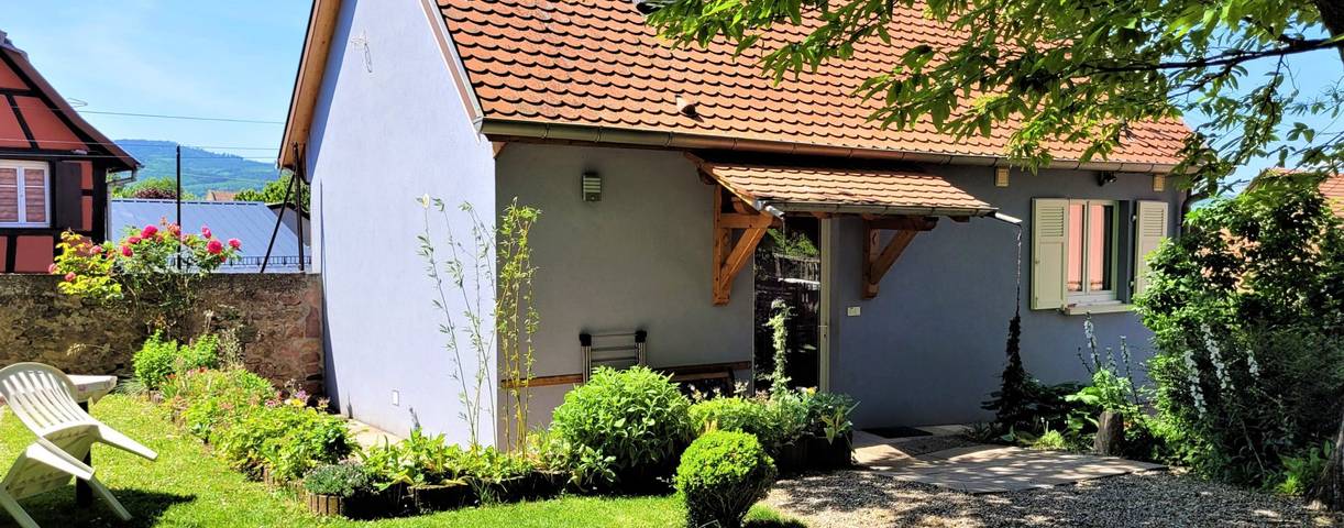 Gîte pour 4 personnes, avec terrasse à Epfig
