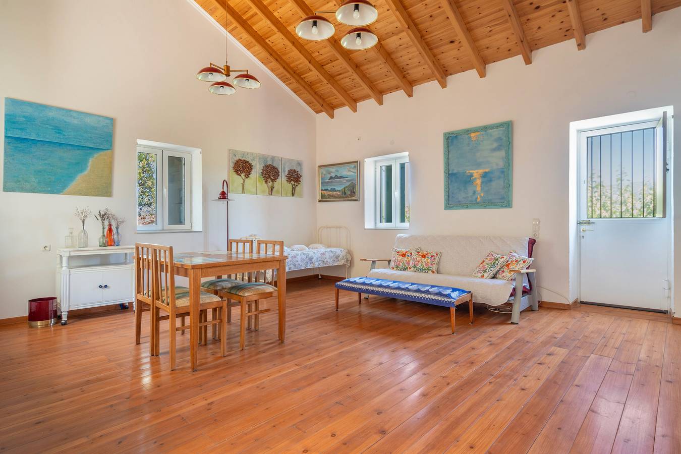 Ganze Wohnung, Ferienwohnung 'Zoe' mit Bergblick, Wi-Fi und Klimaanlage in Marantochori, Griechenland