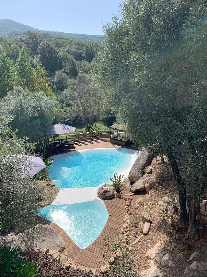 Gîte pour 2 personnes, avec jardin ainsi que piscine et jacuzzi dans Plage d'Agosta - 2