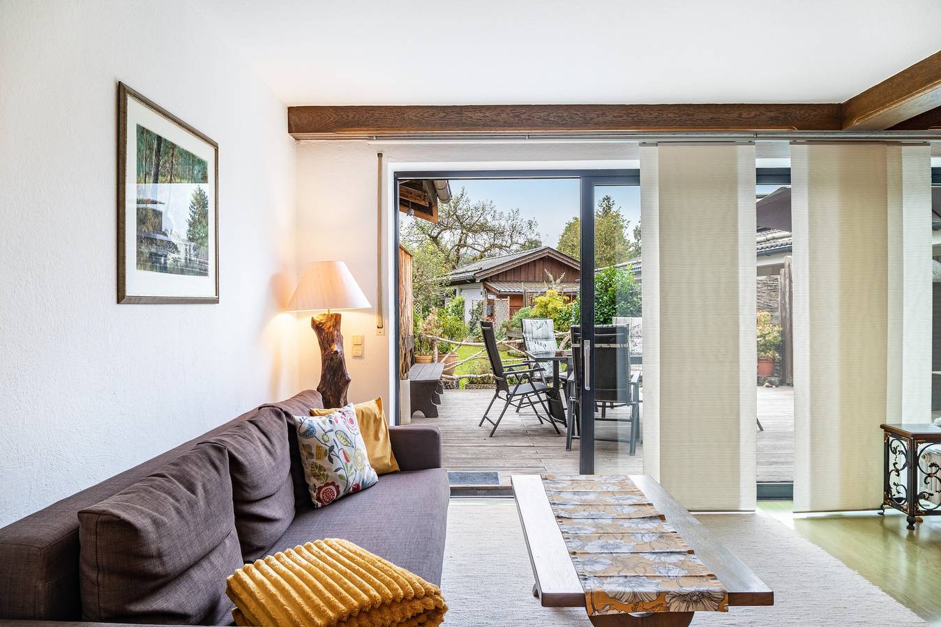 Ganze Wohnung, Apartment 'Am Wehr' mit Bergblick, privater Terrasse und Wlan in Garmisch-Partenkirchen, Bayerische Alpen