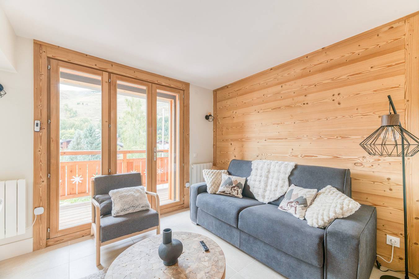 Ganze Wohnung, Appartement 'Les Vernettes' mit Bergblick und Balkon in Mont-de-Lans, Les Deux Alpes