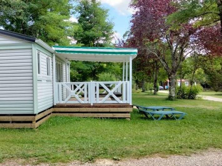 Mobil home pour 4 personnes, avec bassin pour enfant et sauna à Dévillac - 4