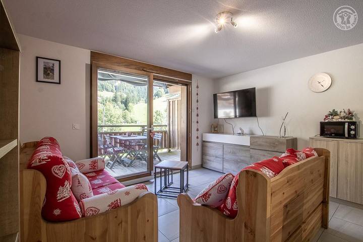 Gîte pour 6 personnes, avec terrasse à La Giettaz - 3