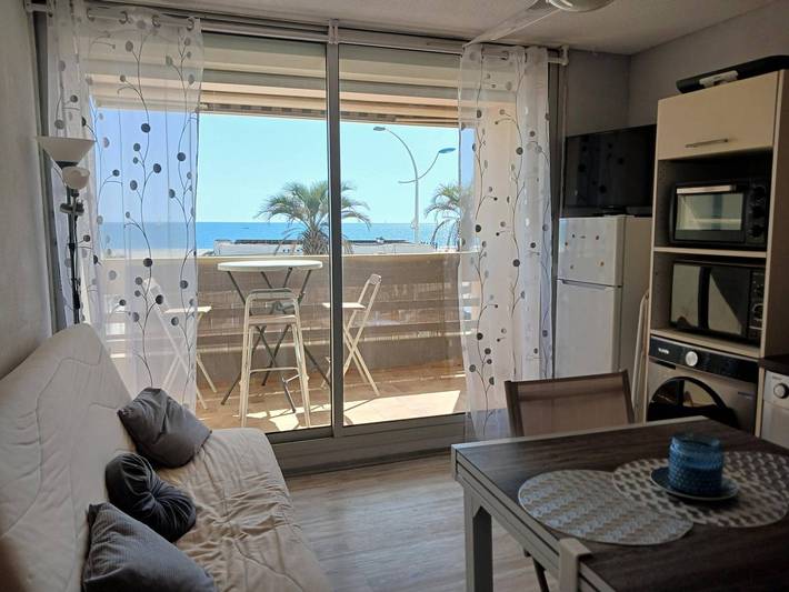 Apartamento entero, Apartamento frente al mar, AC y parking - 6 pers. in Canet-en-Roussillon, Côte d'Améthyste
