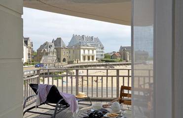 Hôtel pour 2 personnes, avec terrasse, animaux acceptés dans Plage de Port-Lin