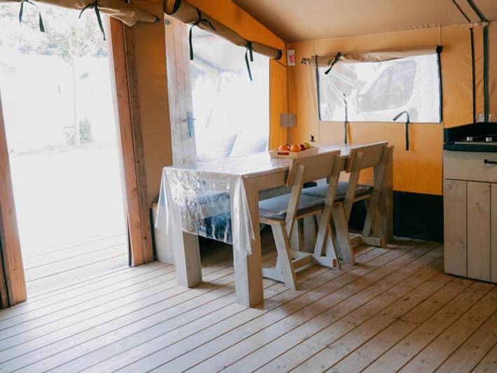 Camping La Sirena - Tente 4 personnes - Glamping Safari Basic in L'Estartit, Costa Brava
