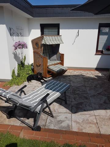 Ferienhaus für 3 Personen, mit Terrasse und Garten in Cuxland