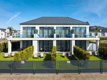 Ferienwohnung für 4 Personen, mit Terrasse und Garten in Grzybowo