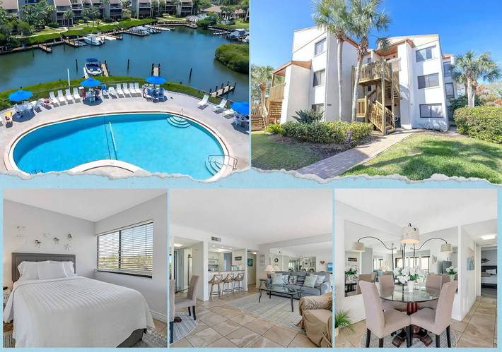 Vacation rental for 6 people, with balcony and lake view, child-friendly in Siesta Key