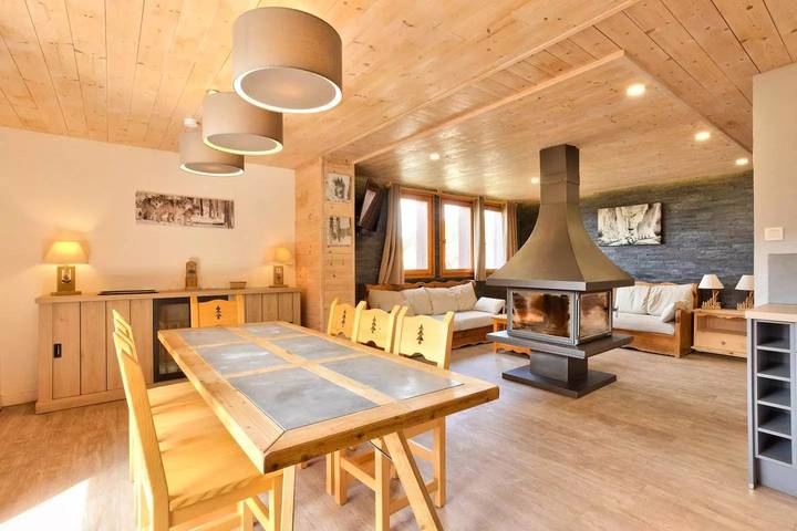 Chalet pour 10 personnes, avec Vue dans Plagne Villages