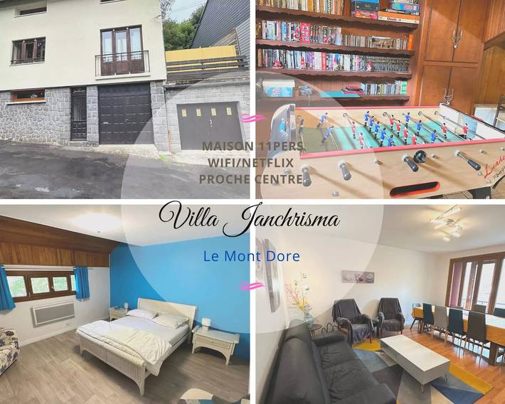 Villa pour 11 personnes, avec jardin en Auvergne