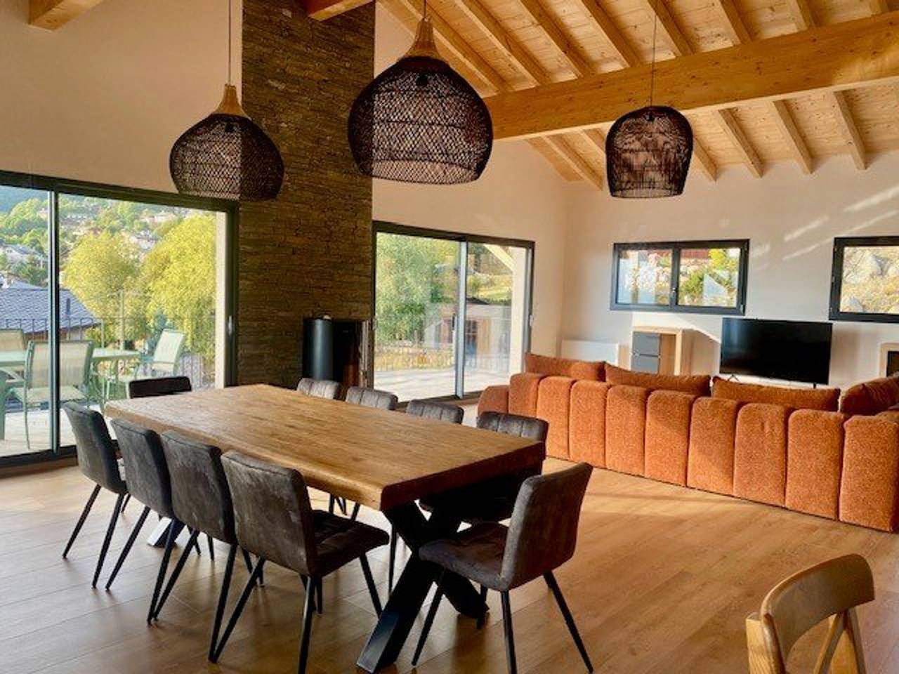 Luxuriöses Chalet für 10 Pers. mit Parkplatz in Font Romeu in Font-Romeu-Odeillo-Via, Parc naturel régional des Pyrénées catalanes