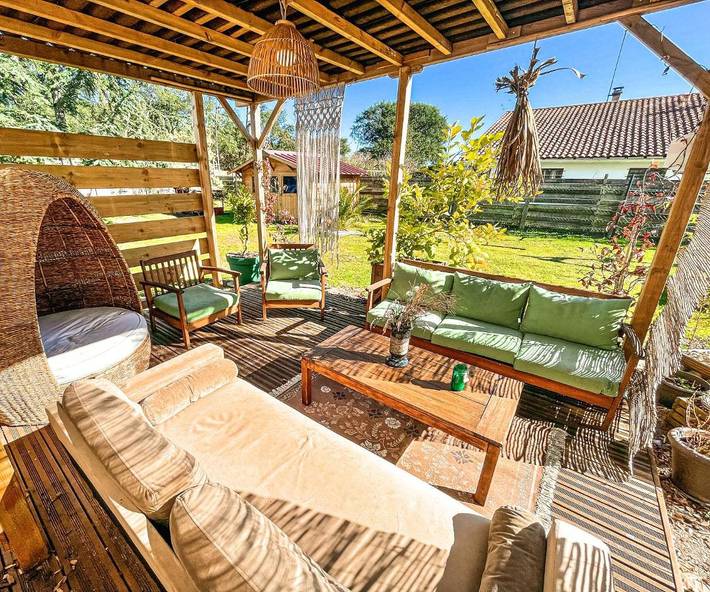 Villa pour 10 personnes, avec balcon ainsi que piscine et jardin à Labenne - 4