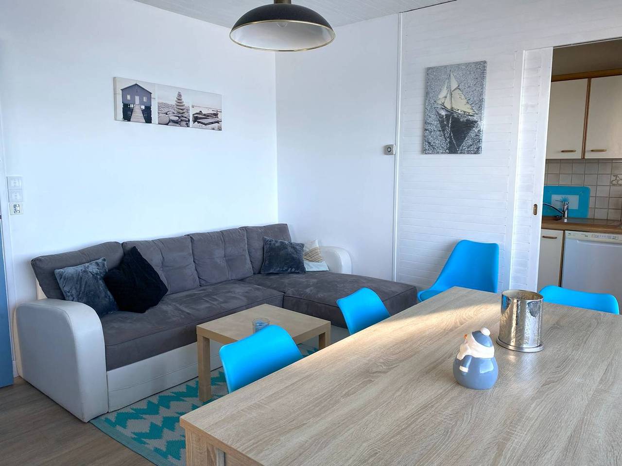 Appartement entier, Appartement 2 chambres avec vue sur mer et parking à Perros-Guirec in Perros-Guirec, Côte de Granit Rose
