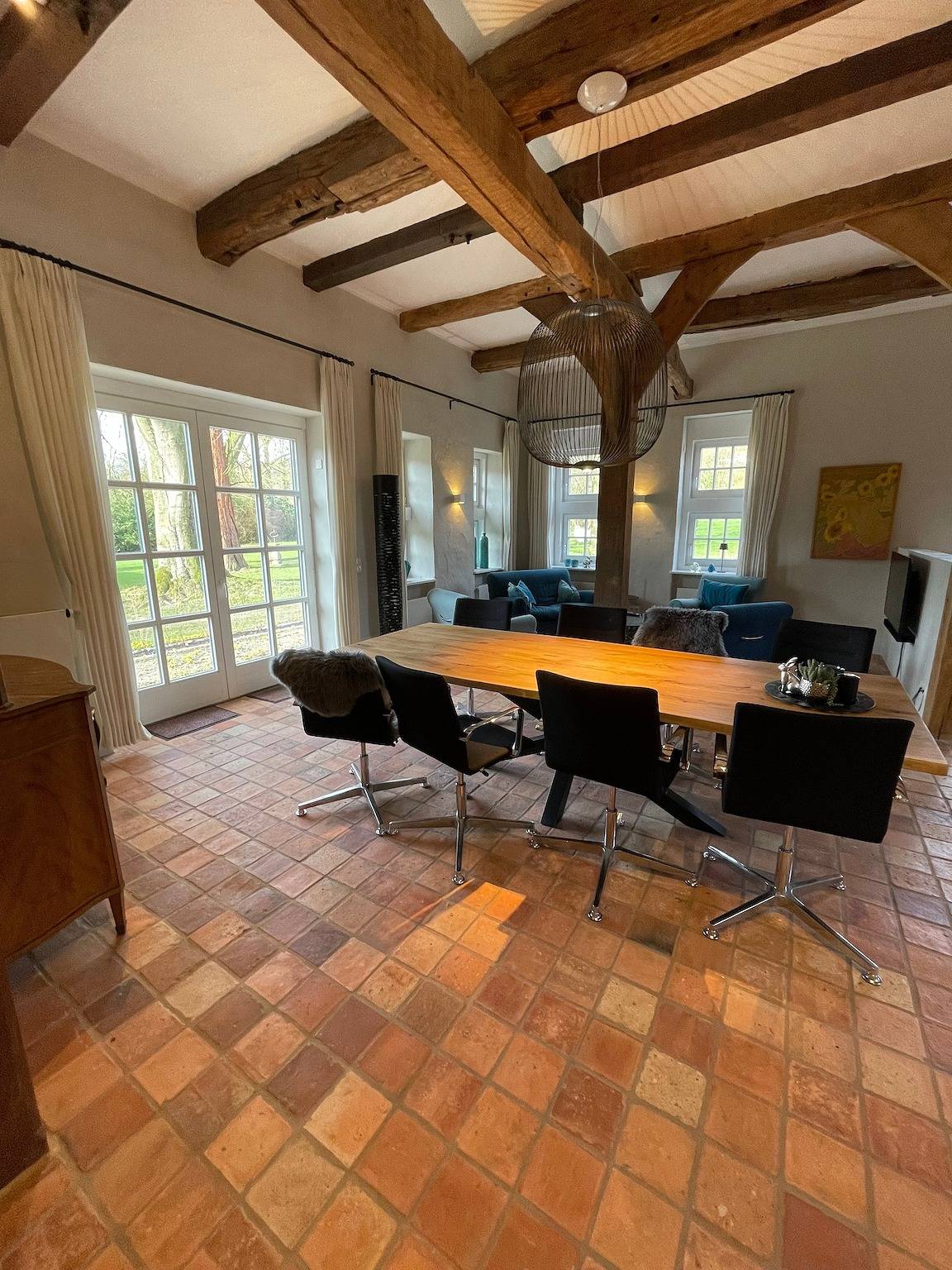 Ferienhaus am Wasserschloss Haus Marck in Tecklenburg, Llanura de Münster