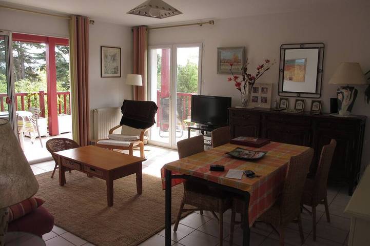 Gîte pour 6 personnes, avec Balcon dans Golf de Chiberta