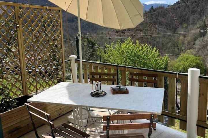 Location de vacances pour 4 personnes, avec terrasse et jardin, animaux acceptés dans Carrodano Inferiore