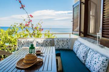 Ferienhaus für 4 Personen, mit Garten und Balkon, mit Haustier in Chalkidiki