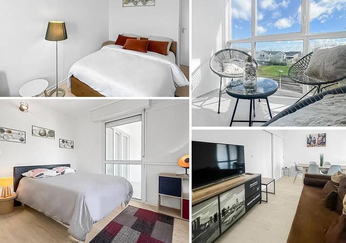 Appartement de vacances pour 7 personnes, avec balcon et vue
