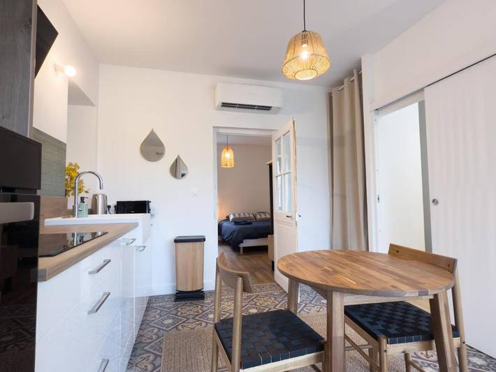 Appartement de vacances pour 2 personnes, avec jardin et terrasse