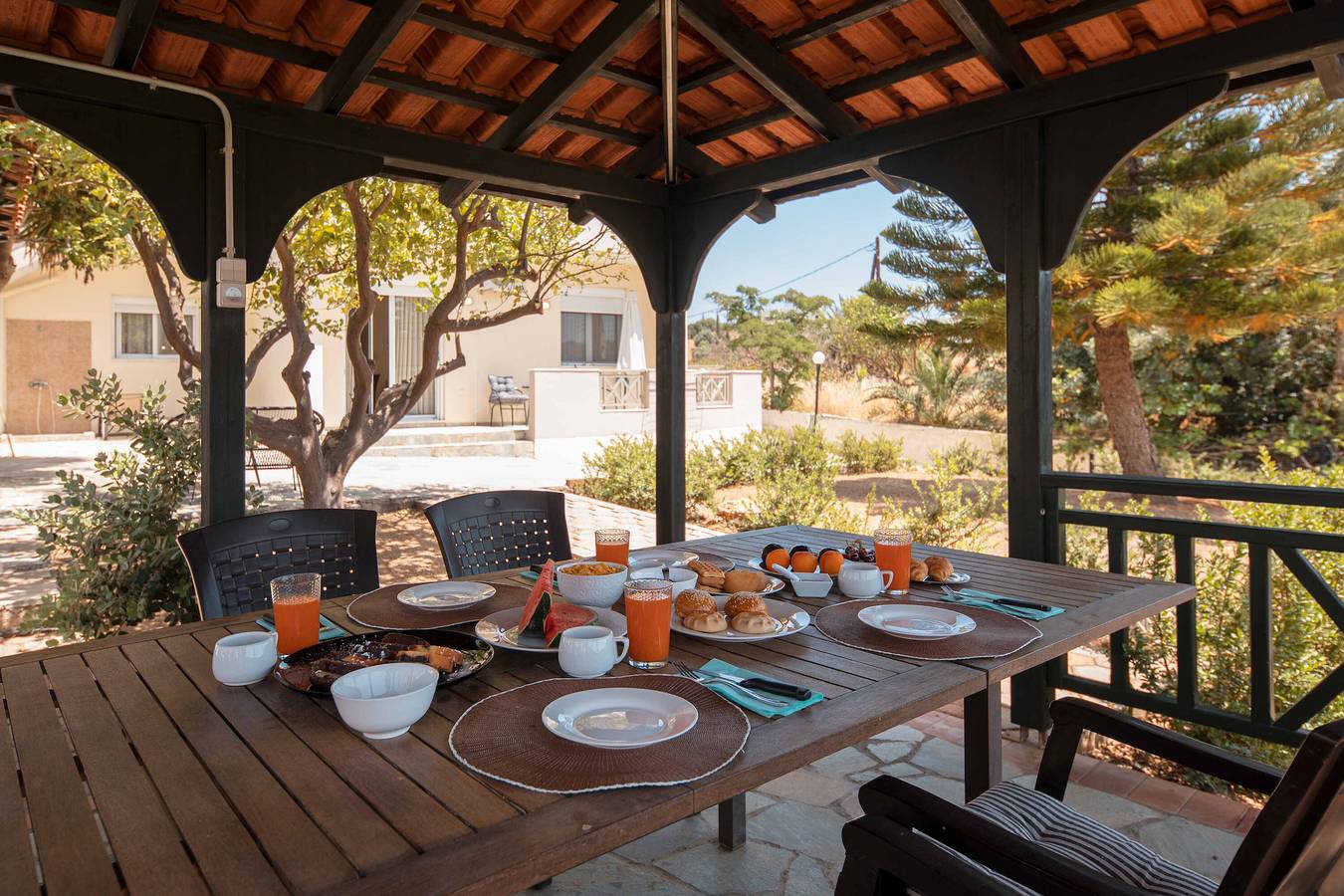 Maison de vacances 'Villa Melenia 1' avec vue sur la mer, Wi-Fi et climatisation in Agia Pelagia, Achlada