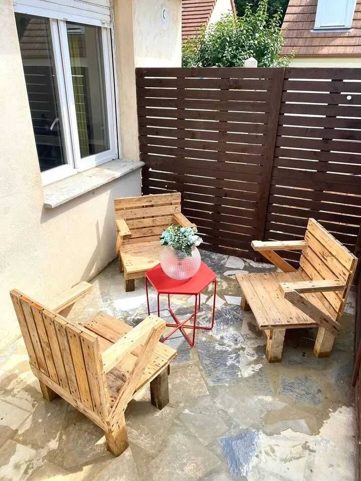 Maison de vacances pour 2 personnes, avec terrasse dans Oise - 2