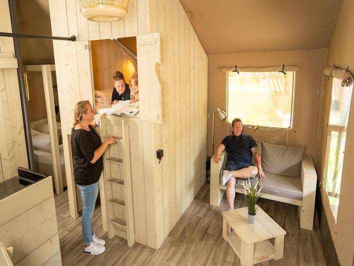Camping für 4 Personen, mit Terrasse in der Lüneburger Heide - 2