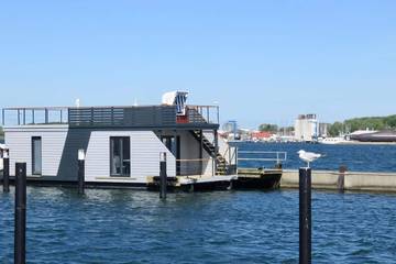 Hausboot für 2 Personen, mit Terrasse auf Fehmarn