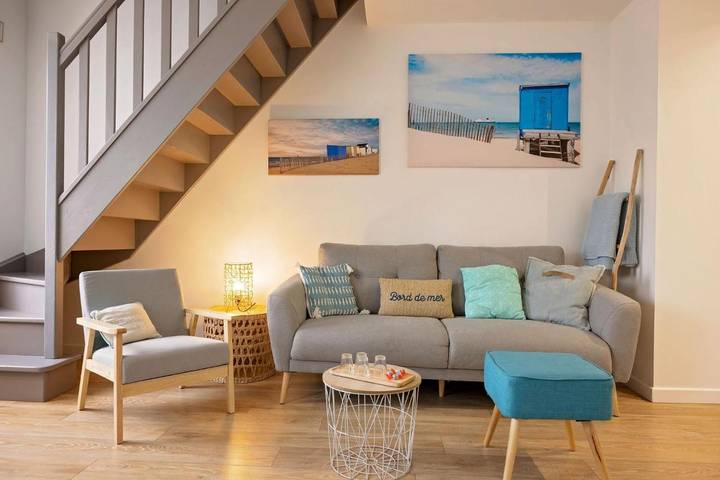 Appartement de vacances pour 4 personnes, avec jardin et vue