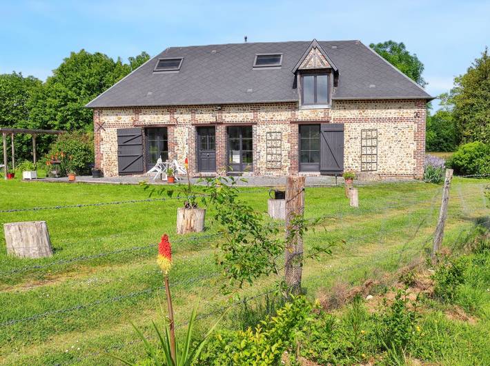 Charmantes Haus in Fort-Moville mit Privat Terrasse in Fort-Moville, Bernay und Umgebung