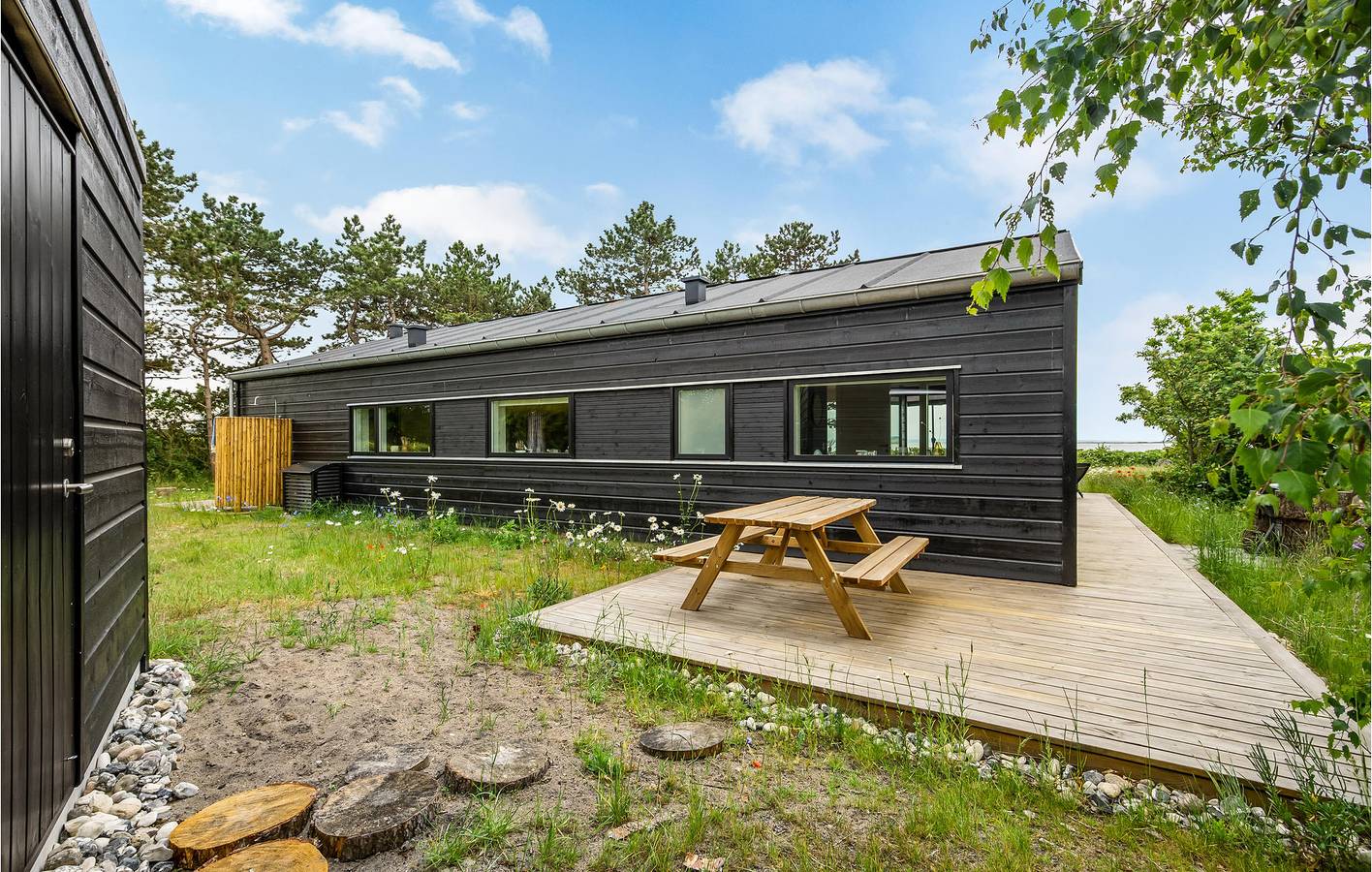 Ferienhaus für 8 Personen mit Terrasse in Begtrup, Knebel