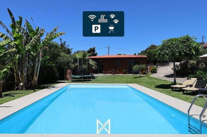 Location de vacances pour 5 personnes, avec jardin et balcon dans Pedraça