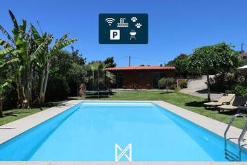 Location de vacances pour 8 personnes, avec jardin et balcon dans Pedraça