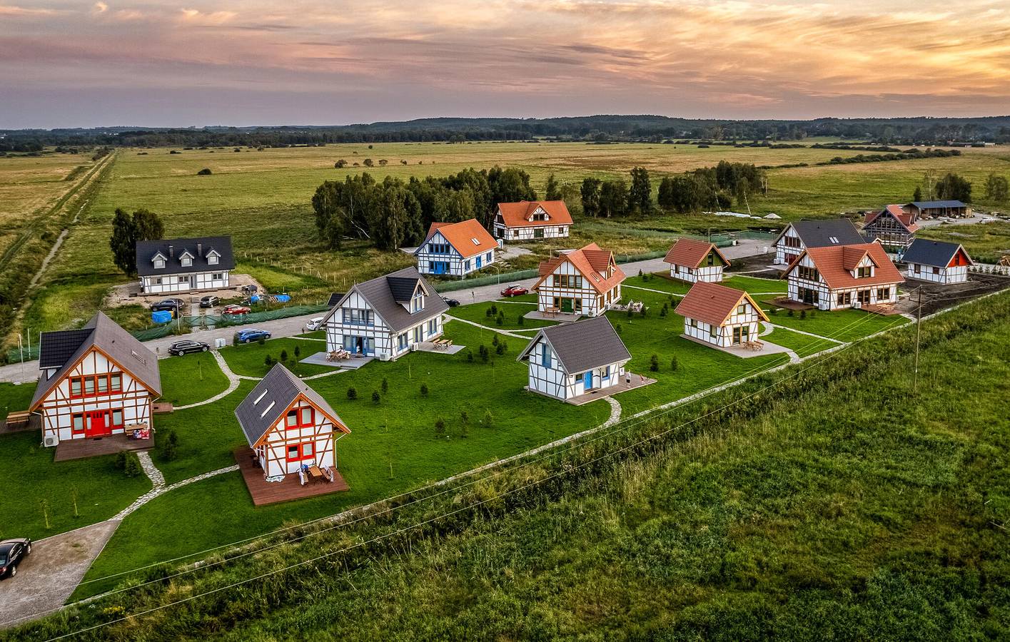 Ferienhaus für 6 Personen mit Terrasse in Rowy, Garder See (Polen)