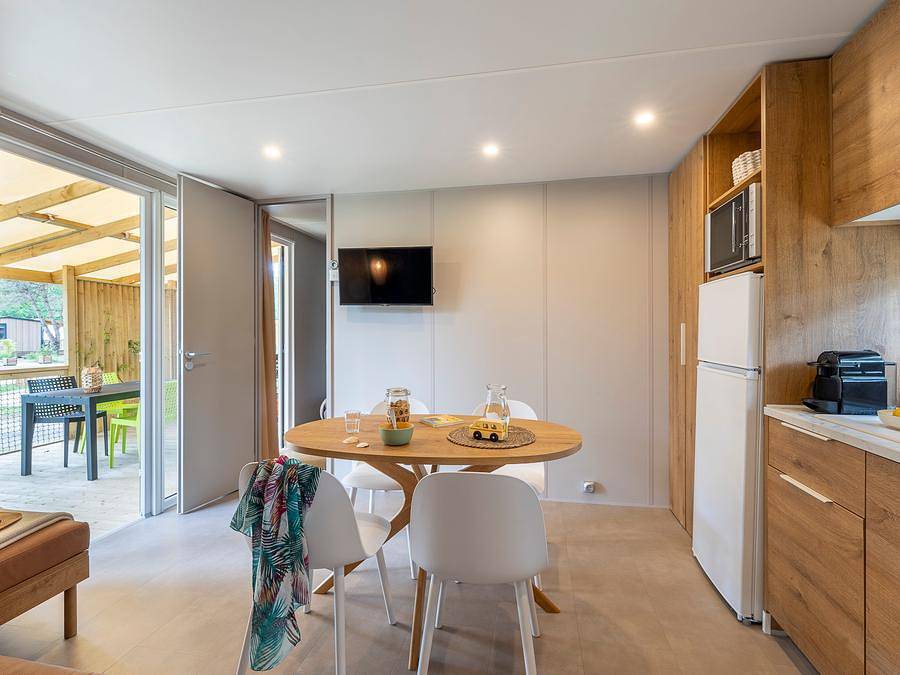 Camping Les Couleurs de la Coubre  - Mobilheim 4 personen - Cottage Natura Tv Lv Wifi - 2 Zimmer - 4 Personen in La Tremblade, Côte de Beauté