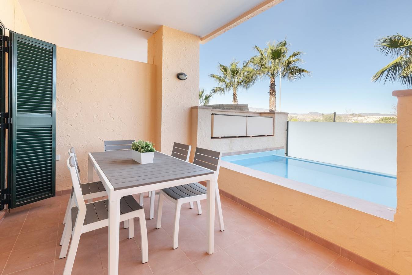 Hel leilighet, Apartment 'Campo Golf Hacienda' with Shared Pool, Wi-Fi and Air Conditioning in Hacienda del alamo, Fuente Alamo de Murcia