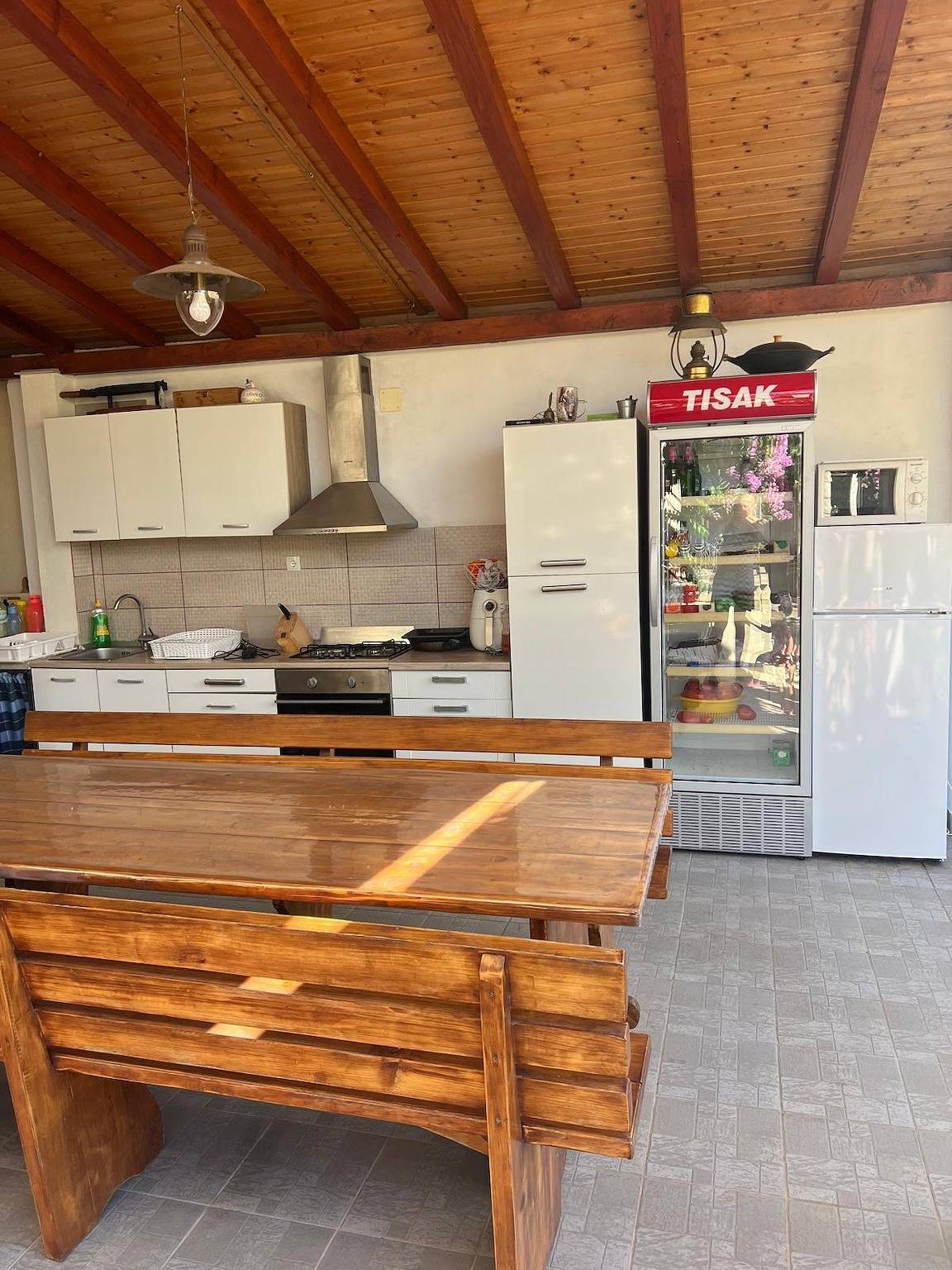 Ganze Wohnung, 3-Zimmer-Ferienwohnung mit Terrasse und Meerblick Supetar, Brac A-13165-b in Supetar, Brac