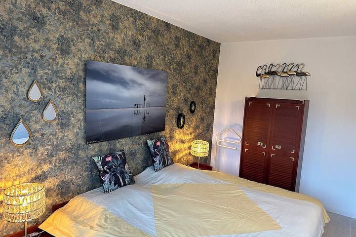 Appartement entier, Appartement avec piscine - garage - clim. - plage à 200m - WIFI in Le Couchant, La Grande-Motte