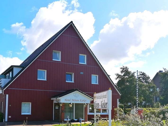 Hotel für 2 Personen, mit Terrasse und Garten in Friedrichskoog-Spitze