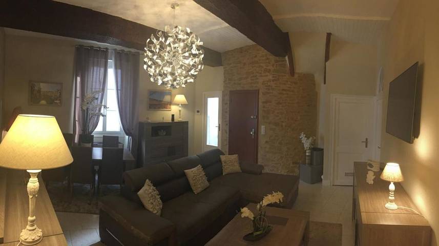 Gîte pour 6 personnes, avec vue, animaux acceptés dans Collegiale Notre Dame - 2